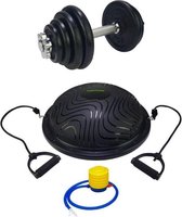 Tunturi - Fitness Set - Balanstrainer - Balance Trainer & Halterset 15 kg