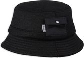 Djinn's Bucket Hat R/L Knit-Black