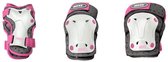 Roces - Skate beschermset - 3-Delige - Junior - Roze/Wit - Maat M - Ventilated - Skate beschermset voor kinderen