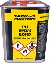 Tackmasters - PU EPDM Bond - Blik 5kg - Lijm - Bodemlijm - EPDM Bodemlijm - EPDM lijm - EPDM - Amerikaans EPDM - Europees EPDM - EPDM Folie - Dakleer - Daklijm - Lijm voor EPDM - 2