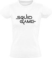 Squid Game | Dames T-shirt | Wit | Netflix | Serie | Survival Game | Drama