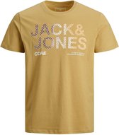 Jack & Jones T-shirt Jcopoky Tee Ss Crew Neck 12193005 Honey Mustard/reg Mannen Maat - M