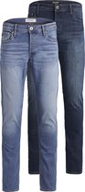 JACK & JONES JJIGLENN JJORIGINAL AM 812/815 2PK MP Heren Jeans  - Maat 31"32