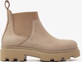 VIA VAI Livia Bo Chelsea boots dames - Enkellaarsjes dames - Beige - Maat 37