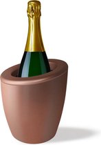 DEMI Metallic - Design Champagnekoeler / Wijnkoeler - Italian Design - Zonder ijs, met Ice Packs - Koper