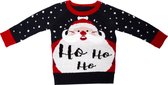Kersttrui kerstman ho ho ho kind - Kerst trui kinderen - 6-8 jaar - Christmas sweater - Jongens en meisjes