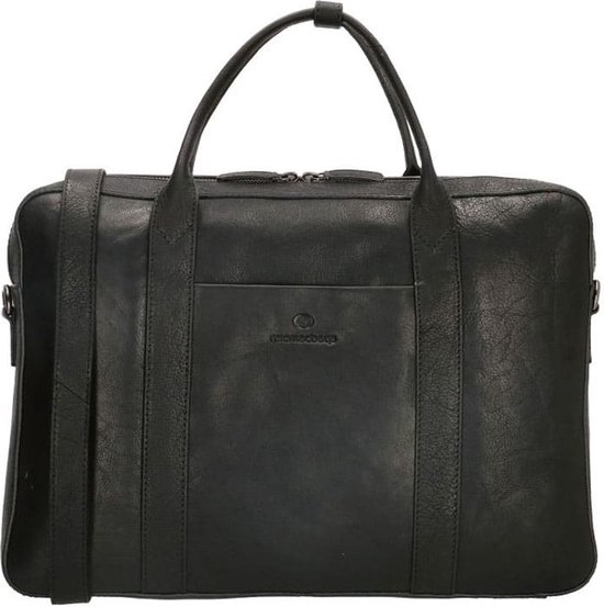 Micmacbags Legacy Black Heren Laptoptas zwart
