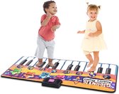 Monkey's Piano Speelmat - 8 Instrumenten - Voor Kinderen - Muziekmat - Geschenk - Kerst - Sinterklaas - 180 x 74 cm