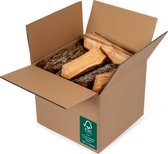 HOLTAZ®  - Brandhout - Gemengd hout -  Hout voor de open haard -  verpakt in een kartonnen doos