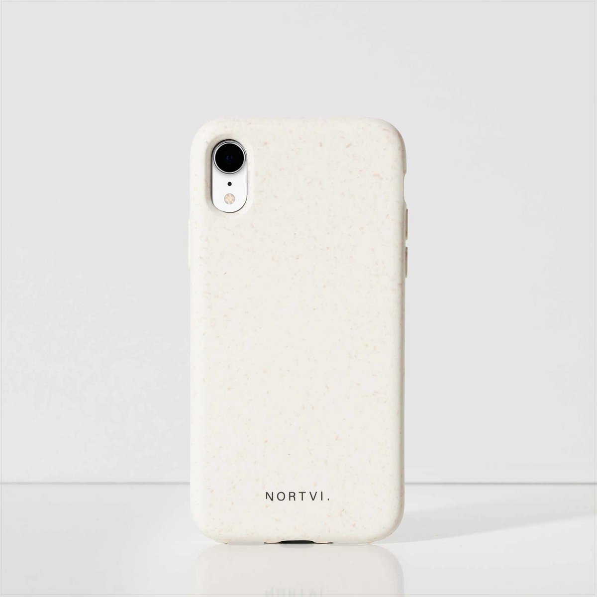 NORTVI iPhone XR hoesje | Crème Wit | Sterk, Duurzaam & Fashionable