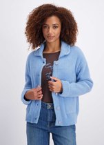 Tramontana Jacket Feather Knit Ice Blue - L