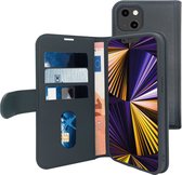 Azuri wallet with removable cover - zwart - geschikt voor iPhone 13 mini