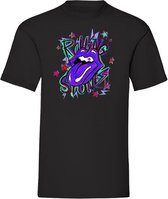 T-Shirt purple Rolling Stones - Black (M)