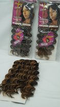 Amazing Premium Quality-Human Hair -Deep weave - Hair Extensions-Color Blackbrown-10 inch