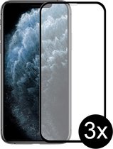 Pure Diamond iPhone XR/11 Screenprotector - Beschermglas iPhone 11/XR Screen Protector Extra Sterk Glas - 3 Stuks