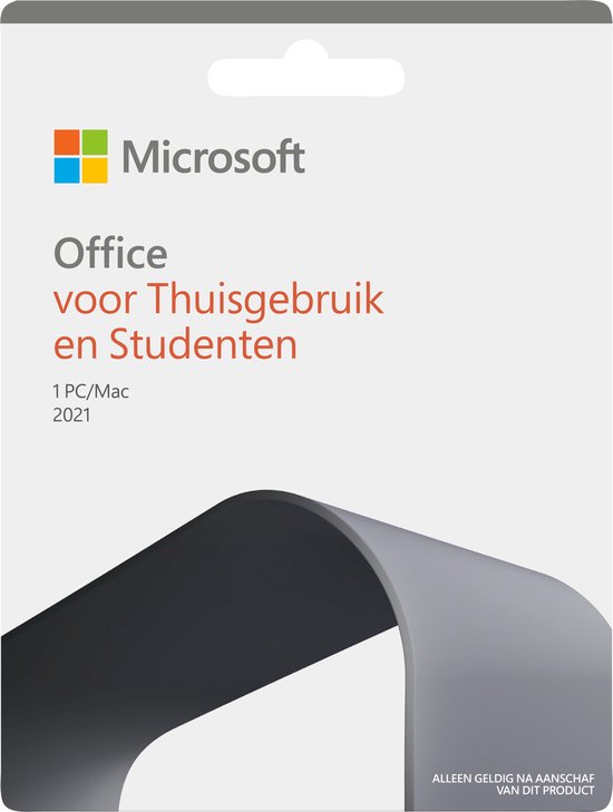 Microsoft Office Home and Student 2021 - 1 apparaat - Eenmalige aankoop (download)