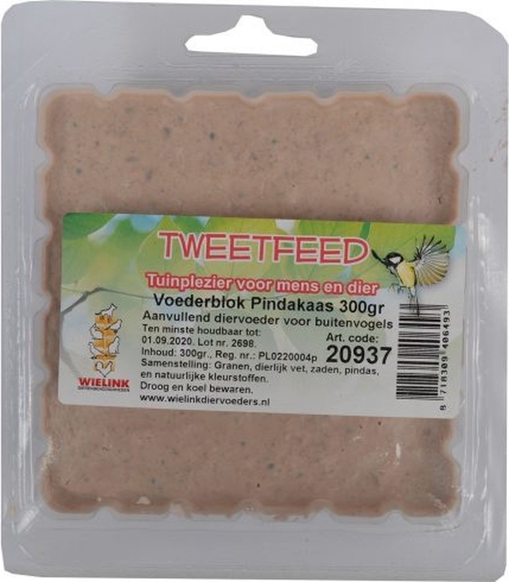 Tweetfeed Voederblok Pindakaas