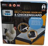 Chickenguard Premium - op batterijen en zelfsluitende deur