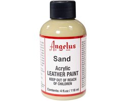 Angelus Leather Acrylic Paint - textielverf voor leren stoffen - acrylbasis - Sand - 118ml