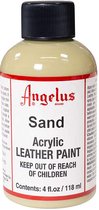 Angelus Leather Acrylic Paint - textielverf voor leren stoffen - acrylbasis - Sand - 118ml