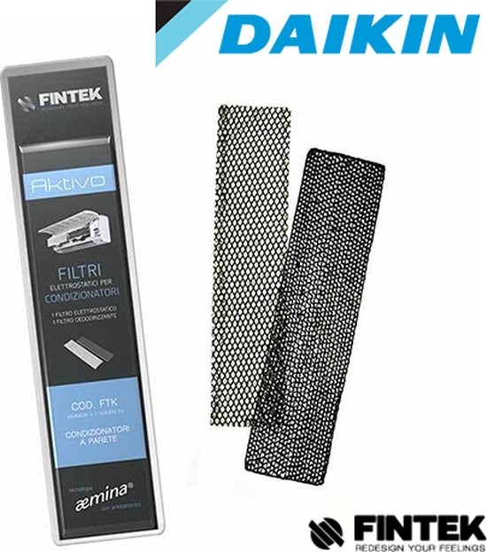 aangenaam Baan Nageslacht Fintek aktivo filter FA50 voor Daikin airco's, beter dan het origineel zijn  deze twee... | bol.com