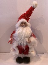 Kerstman Rood Fluweel 30cm