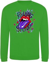 Sweater Rolling Stones - Happy green (M)