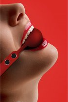 Silicone Ball Gag - Red - Valentine & Love Gifts