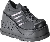 DemoniaCult Plateau sneakers -35 Shoes- STOMP-08 US 5 Zwart