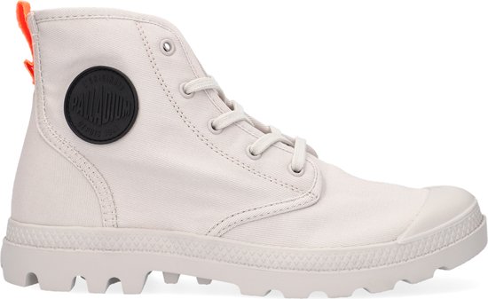 Palladium W Pampa Hi Twill Hoge sneakers - Dames - Grijs - Maat 37 | bol.com