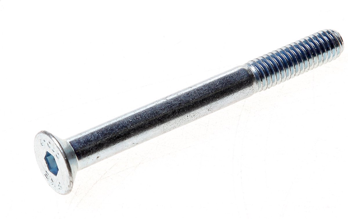 Kelfort Binnenzeskantbout platverzonken kop verzinkt 10.9 m4 x 16mm