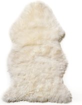 ZILTY WOOL® merino schapenvacht eco - XXL / Super Size (ca. 125 cm lang x 85 cm breed) - Ivoor wit / Naturel