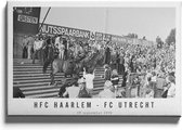 Walljar - HFC Haarlem - FC Utrecht '76 - Muurdecoratie - Canvas schilderij