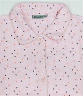 Cocodream Dames Flanel Pyjama Hartjes Roze - maat XL