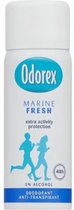 Bol.com Odorex Marine Fresh Reisverpakking Deospray - Voordeelverpakking - Unisex - 12x 50ml aanbieding