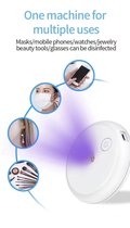 UV-300 UV-C Desinfectie Lamp - Desinfectie van meerdere objecten - Opladen via USB - Wit