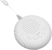 Witte Ruis Machine - White Noise voor Baby en Volwassene - Slaaphulp en Muziekdoosje - Compacte Slaap Geluidsmachine - 10 Soorten Geluid - Wit, 93 x 80 x 28 cm