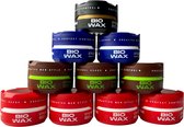 10-Pack Mix Voordeelbundel Biowax Professional  Aqua Haarwaxes - Dé Gezonde formule voor het haar - Toegevoegde Vitaminen - Keratine en Proteïne - Gezond en Stevig Haar - Strong Hold - Frisse