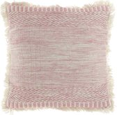 Unique Living | Kussen Renzo 45x45cm old pink | Kussen woonkamer of slaapkamer