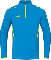 Jako Challenge Ziptop Kinderen - Jako Blauw / Fluogeel