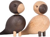 Nordic Design: Lovebirds 2 stuks eiken