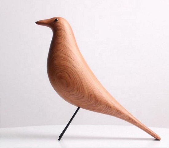 Design Nordique : Oiseau de Maison - Oiseau en bois