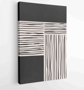 Aardetinten organische vorm Art design voor poster, print, cover, behang, minimale en natuurlijke kunst aan de muur. 1 - Moderne schilderijen – Verticaal – 1873831123 - 40-30 Verti
