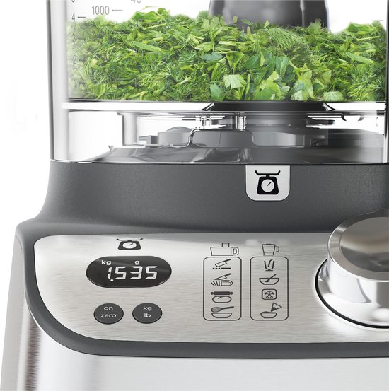 Kenwood MultiPro Express + FDM71.450SS - Foodprocessors - Ingebouwde digitale weegschaal