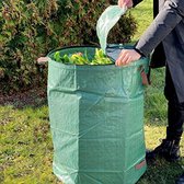 Tuin afvalzak - 1 stuks - 280 liter - 50 kg - Big bag - Opvouwbaar - Onkruidzak - Bladzak - Tuinafval - Groenafval