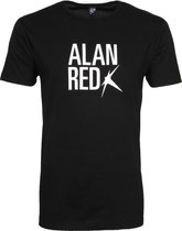 Alan Red - Mike T-shirt Logo Zwart - XXL - Slim-fit