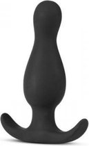Anal Adventures Platinum - Curve Anaal Plug - Zwart