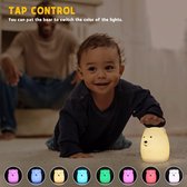 Beertje LED Nachtlampje kinderen - Nachtlampje baby - Oplaadbaar - tafellamp slaapkamer
