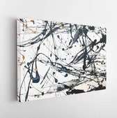 Onlinecanvas - Schilderij - Abstracte Creatieve Achtergrond. Handgeschilderde Achtergrond Art Horizontaal Horizontal - Multicolor - 40 X 30 Cm