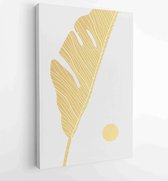 Ontwerp voor verpakkingsontwerp, social media post, omslag, banner, kunst aan de muur, goud geometrisch patroon ontwerp vector 3 - Moderne schilderijen – Verticaal – 1813304956 - 4